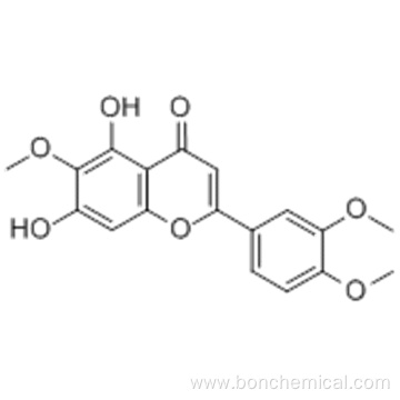 4H-1-Benzopyran-4-one,2-(3,4-dimethoxyphenyl)-5,7-dihydroxy-6-methoxy- CAS 22368-21-4